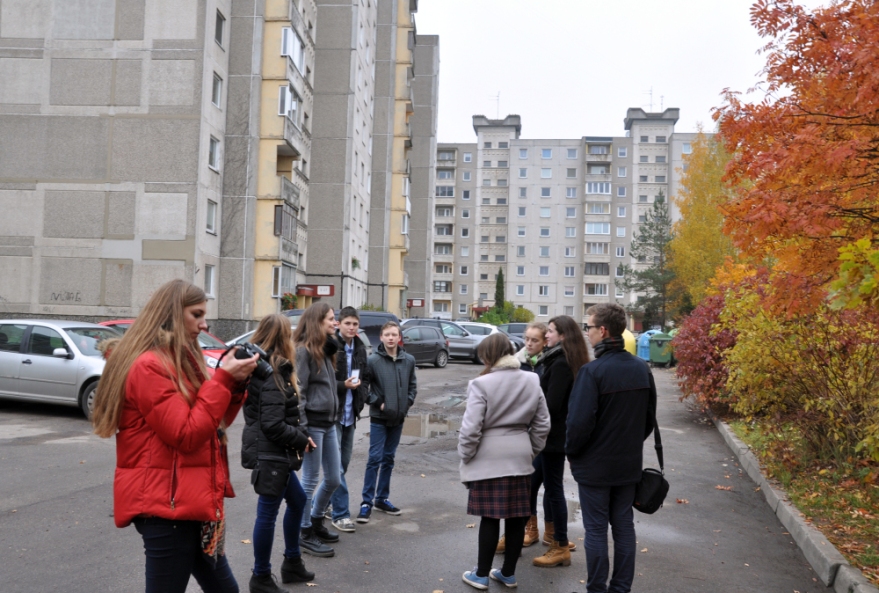 Photography workshop at Kaunas Grusas Art Gymnasium, October 2015